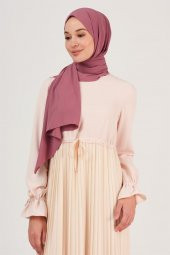 Kadın Gül Kurusu Trend Medine Ipeği Şal 48 thumbnail 5