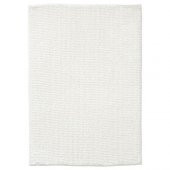 Mikrofiber Banyo Paspası Beyaz Renk 60x120 Cm IKEA Yumuşak Banyo Halısı-Paspas - 1