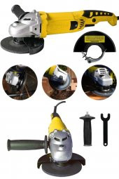 snaiker Alman 3000X 6 Kademe Devir Ayarlı Çift Metal Dişli Şanzuman Demir Metal Kesme Taşlama Makinesi 125mm - 1