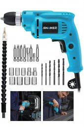 snaiker Alman 700 X 10 mm Bakir Sargili Darbesiz Vidalama Matkap + 24 Parça Set Hediyeli - 1