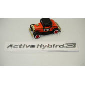 Bmw Active Hybrid3 Bagaj Krom Metal 3M 3D Yazı Logo - 2