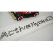 Bmw Active Hybrid3 Bagaj Krom Metal 3M 3D Yazı Logo - 4