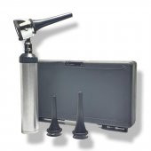Archer Veteriner Otoskop Seti Metal Handle LED Beyaz ışık - 2
