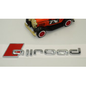 Audi A4 A6 S Allroad Vagon Bagaj Krom ABS 3M 3D Yazı Logo Orjinal Ürün - 3