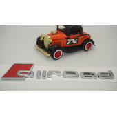 Audi A4 A6 S Allroad Vagon Bagaj Krom ABS 3M 3D Yazı Logo Orjinal Ürün - 4