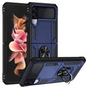 Gpack Samsung Galaxy Z Flip 3 Kılıf Vega Tank Standlı Yüzüklü Mıknatıslı - 5