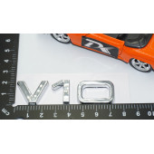 DK Tuning V10 3M 3D Krom ABS Bagaj Logo Amblem Audi İle Uyumlu - 4