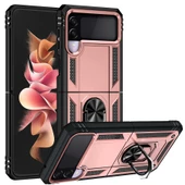Gpack Samsung Galaxy Z Flip 3 Kılıf Vega Tank Standlı Yüzüklü Mıknatıslı - 7