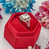 Zirkon Taşlı Gümüş Bayan Baget Yüzük thumbnail 1