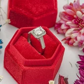 Zirkon Taşlı Baget Tektaş Gümüş Bayan Yüzük thumbnail 8