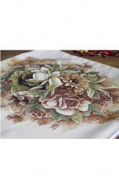 Çeyiz Diyarı Goblen Lüx 2 Li Kırlent Kılıfı Kahve - 10