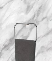 SAS Ömür Boyu Paslanmaz Yuvarlak Havluluk Duvara Monteli Havlu Askısı Krom F1-017 thumbnail 1