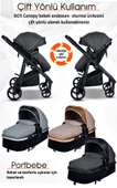 Yeni Doğan Set 8 İn 1 Rose Mose 605 Travel Sistem Bebek Arabası + Baby Home 560 Bebek Oyun Parkı Yatak Beşik - 7