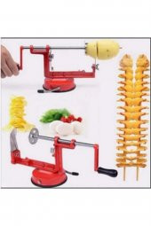 Spiral Patates Dilimleyici Çubukta Patates Cips Patates Dilimleme Makinesi Spral Patates Cips - 5