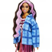 Barbie Extra - Ekose Ceketli Basketbol Formalı  Bebek, Corgi Cinsi Köpek No:13 - GRN27-HDJ46 - 2