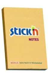 Hopax Stıckn Yapışkanlı Not Kağıdı 76x51 mm Pastel Kavun İçi 100 Yaprak - 1