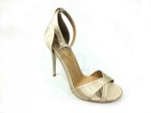 Çarıkçım İnce Topuklu Kadın Ayakkabısı Vizon-Saten 114 1137 thumbnail 2