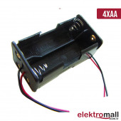 4'lü Aa Boy Pil Yuvası - Pil Kutusu 2x2 Çift Taraflı - 3
