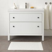 Banyo Paspası Pamuk, 50x80 cm Beyaz Renk - 3