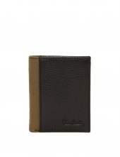 Pierre Cardin Yeşil Siyah Dik Erkek Cüzdan - 2