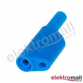 4mm Korumalı Mavi Banana Jack - 5 Adet - 2