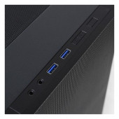 Lian Li Lancool 205 Mesh 2X140MM Argb FAN/1X120MM Argb Fan Temperli Cam USB 3.0 Mesh Siyah Atx Mid-Tower Bilgisayar Kasası - 5
