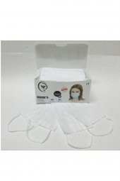 300 adet (6 Paket) Medikal Maske Beyaz- (5 Adet Maske Aparatı Hediye) Kampanyalı 6lı paket - 3