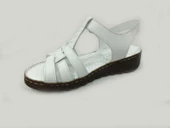 Marine Shoes Hakiki Deri Kadın Sandalet Beyaz 86 017 - 3
