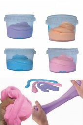Slime Eğitici Oyuncak Oyun Hamuru Slaym 4 Adet Sılaym Oyuncak - 6
