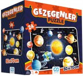 Ca Games Gezegenler Kutulu Yer Puzzle/Yapboz 24'parça thumbnail 1