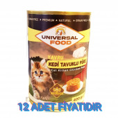 UNİVERSAL FOOD PATE KİTTEN YAVRU KEDİ KONSERVE 400GR - 1