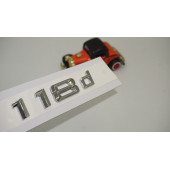 Bmw 118d Bagaj Krom Metal 3M 3D Yazı Logo - 1