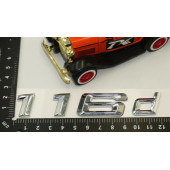 Bmw 116d Bagaj Krom Metal 3M 3D Yazı Logo - 6