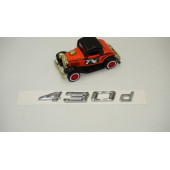Bmw 430d Bagaj Krom Metal 3M 3D Yazı Logo - 2