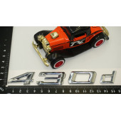 Bmw 430d Bagaj Krom Metal 3M 3D Yazı Logo - 6