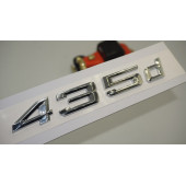 Bmw 435d Bagaj Krom Metal 3M 3D Yazı Logo - 1