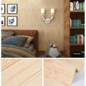 Renkli Duvarlar 10 Adet Nw37 Ahşap Lambri Arkası Yapışkanlı Esnek Silinebilir thumbnail 4