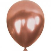 Kahve Renkli Metalik Balon 5 Adet - 1