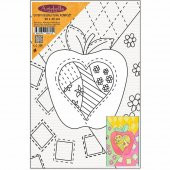 Elma Desenli Pres Tuval Boyama 20x30 cm - 1