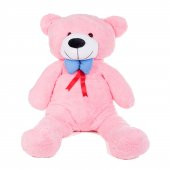 Papyonlu Sevimli Peluş Şaşkın Ayı 80 cm - Sevgiliye Özel HEDİYE thumbnail 1