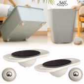 Pratik Eşya Kaydırma Aparatı Taşıyıcı Bilyeli Teker 4'lü Set - 2