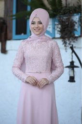 Al-Marah - Damla Elbise - Pudra - 2