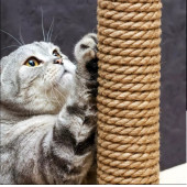 SRP 4 mm 40 metre Doğal Jüt İp Halat Kedi Tırmalama İpi - 8