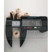 16 mm Ham İşlenmemiş Ahşap Boncuk-25 adet - 2