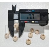 10 mm Ham İşlenmemiş Ahşap Boncuk-150 adet - 3