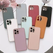 TPU Glossy Yumuşak Kamera Korumalı Cep Telefonu Kılıfı thumbnail 1