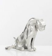 Crearthome Metal Dekoratif Panter Biblo 27X35X12 cm AK.IU0047 - 1