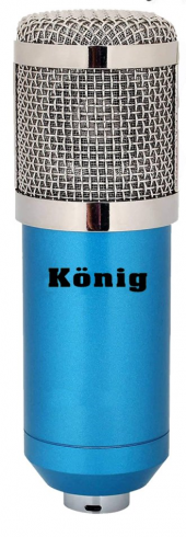 KÖNİG K-CM800 Condenser Stüdyo Mikrofon-Mavi - 2