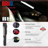 Brio Mıknatıslı Kalem Led Lamba Micro Usb Girişli Oto Tamirci Lambası, El Feneri 7+1 Kalem Lamba - 3
