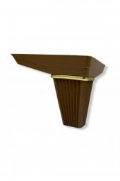 Mobilya Koltuk Ayağı Baza Çekyat Chester Oturma Grubu Ayağı 12 Cm 8 Adet - 1